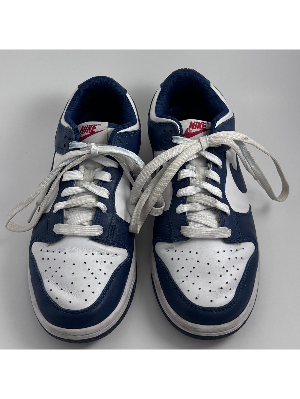 Nike Dunk Low Valerian Blue White Red Men's Size 6.5 Sneakers